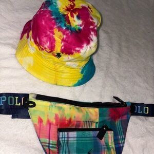 Polo by Ralph Lauren Colorful Hat and Bag Set